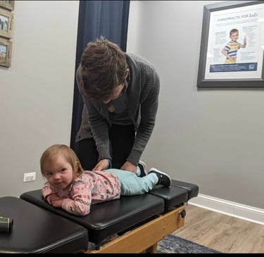 Child adjustment for gut issues. Pediatric chiropractic in Franklin TN for gut health