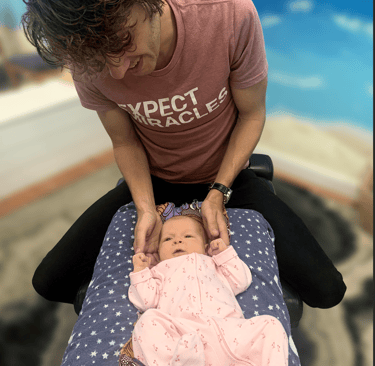 Franklin TN pediatric Chiropractor stimulates vagus nerve to help baby with colic