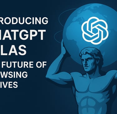 CHATGPT ATLAS - Atlas carrying the globe #TechEdgeVeda