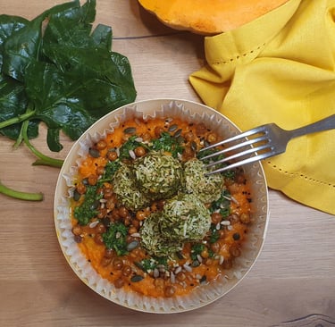 un plat complet et sain adapté aux mamans pendant la période du post-partum réalisé par GingerMam's