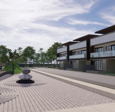 Luxury villa design at Fortune Hestia Villas, Sarjapur Road – modern Greek-inspired architecture