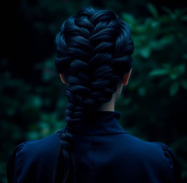 midnight-french-fishtail