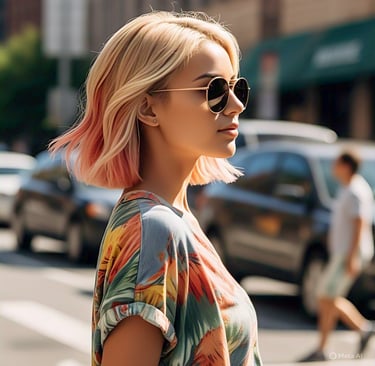 blunt-bob-round-metallic-frames