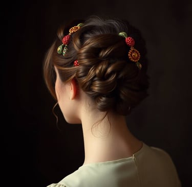 Vibrant Berry-Inspired Hair Accessories