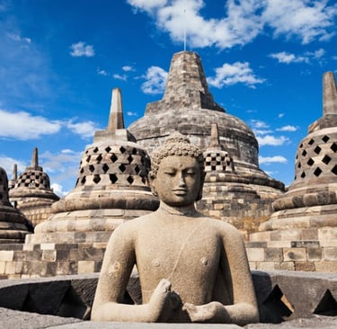 Borobudur Temple (Java, Indonesia)