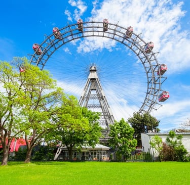 Prater and the Giant Ferris Wheel (Riesenrad), Vienna