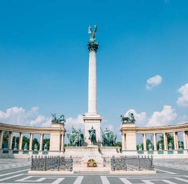 Heroes' Square and City Park (Városliget), Budapest