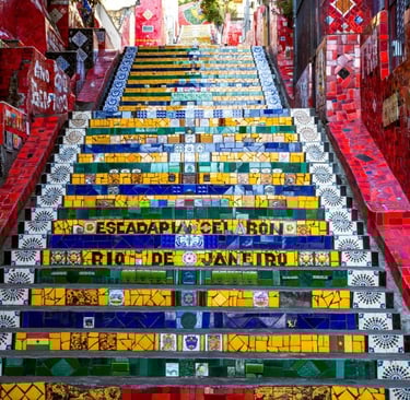 Selarón Steps (Escadaria Selarón), Rio de Janeiro