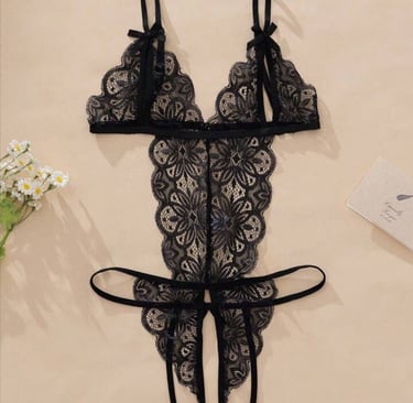 body sexy dentelle noir
