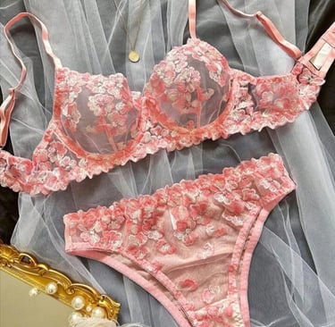 ensemble de lingerie sexy dentelle rose maroc