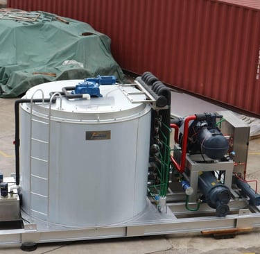 25 TON/GÜN YAPRAK BUZ MAKİNASI