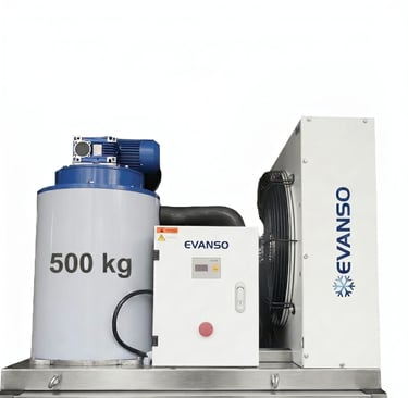 500 KG/GÜN YAPRAK BUZ MAKİNESİ
