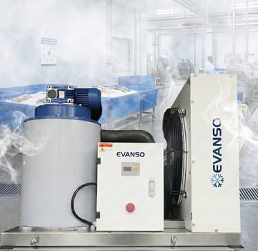 1 TON GÜN YAPRAK BUZ MAKİNASI