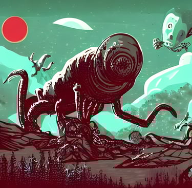 Bloody Colony t-shirt print