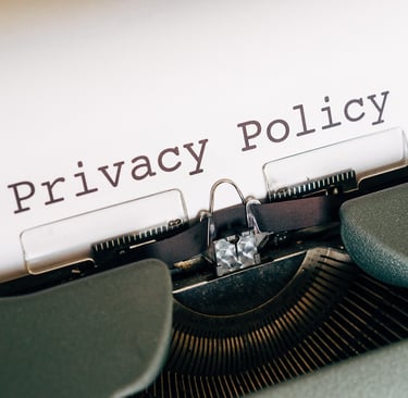 Image of a privacy policy being developed.