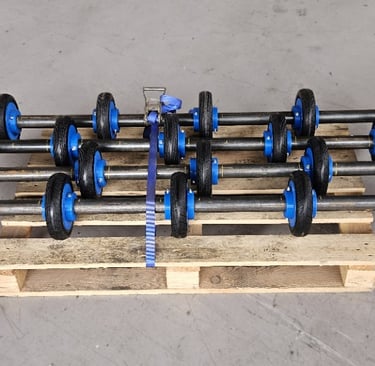 Rouleaux de retour bande à tasseaux