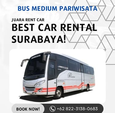 Rental Bus Medium di Surabaya 35 Seat