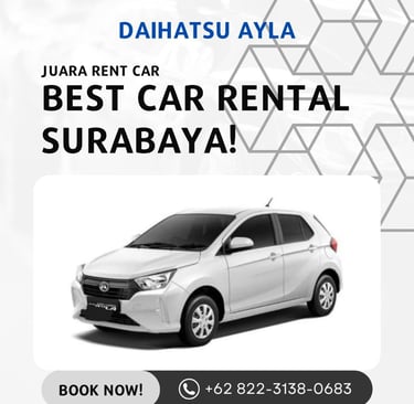 Rental Mobil Ayla di Surabaya Juara Rent Car