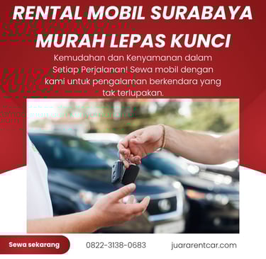 Rental Mobil Surabaya Murah Lepas Kunci