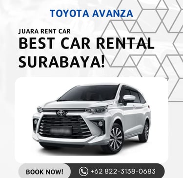 Rental Mobil Avanza di Surabaya Juara Rent Car