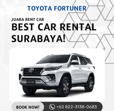 Rental Mobil Fortuner di Surabaya Juara Rent Car