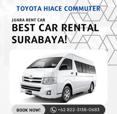 Rental Mobil Toyota Hiace di Surabaya Juara Rent Car