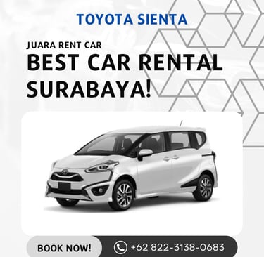 Rental Mobil Sienta di Surabaya Juara Rent Car