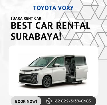 Rental Mobil Voxy di Surabaya Juara Rent Car