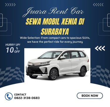 Sewa Mobil Daihatsu Xenia di Surabaya