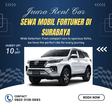 Sewa Mobil Toyota Fortuner di Surabaya