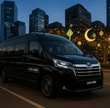 Sewa Mobil Toyota Hiace Premio Luxury VIP Presiden Seat Surabaya