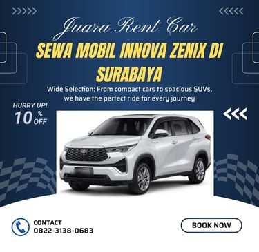 Sewa Mobil Innova Zenix di Surabaya