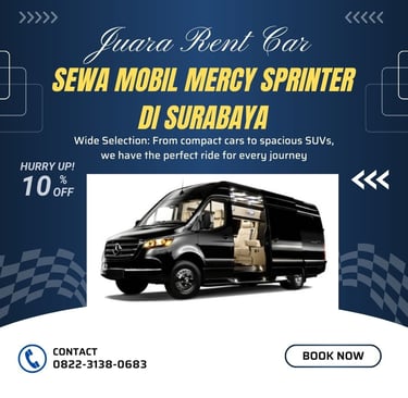 Sewa Mobil Mercy Sprinter di Surabaya