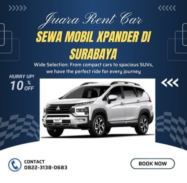 Sewa Mobil Mitsubishi Xpander di Surabaya
