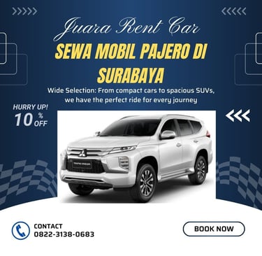 Sewa Mobil Mitsubishi Pajero di Surabaya