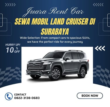 Sewa Mobil Toyota Land Cruiser di Surabaya
