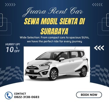 Sewa Mobil Sienta di Surabaya Juara Rent Car