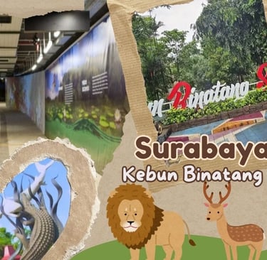 Tunnel Joyoboyo Kebun Binatang Surabaya Zoo