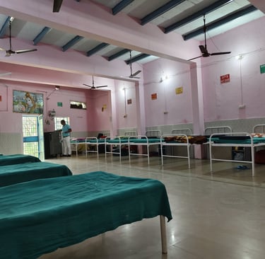 inside of the rehabilitation center