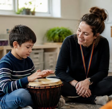 Individual music therapy offers a safe, personalised space where children, young people, adults and