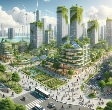 Economic progress coexisting with environmental sustainability 