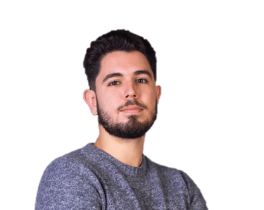 a young insurance agent with a beard