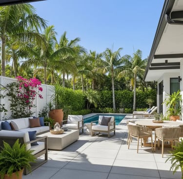 Elegant Concrete Pool Deck Patio in Hollywood, FL