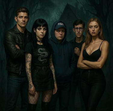 Les personnages du roman "La légende de Lac-Rouge" d'E. B. Ashford.