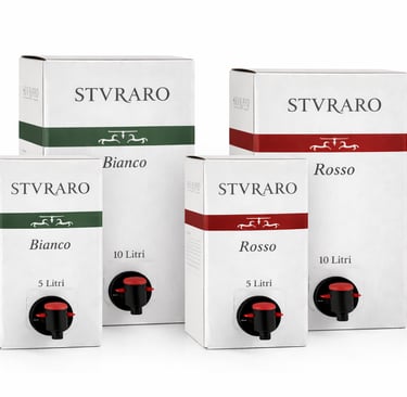 Bag in Box vino bianco e rosso 5 e 10 litri