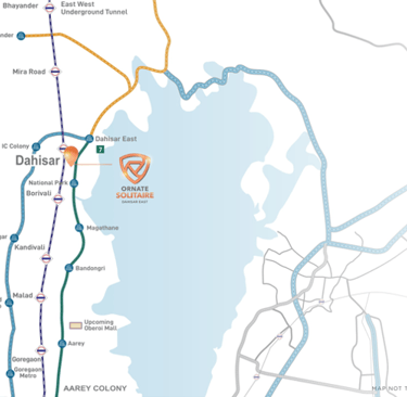 LOCATION ORNATE SOLITAIRE DAHISAR EAST, ORNATE COMMERCIAL, NEAR DAHISAR EAST RAILWAY STATION