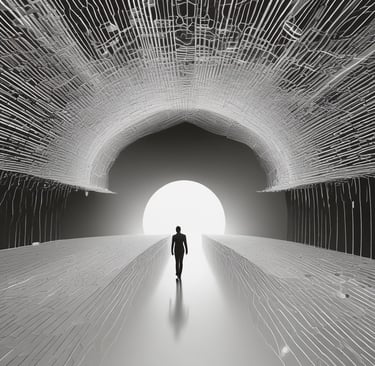 photo of white staircase