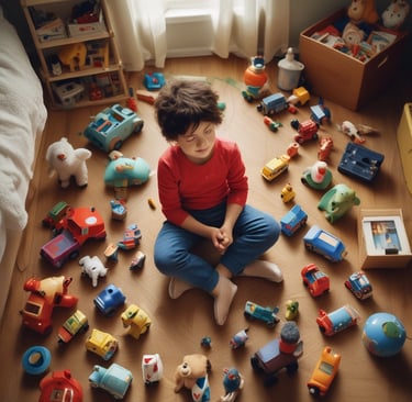 A striking artistic portrait created with Midjourney, featuring dramatic chiaroscuro lighting and Rembrandt-inspired style.