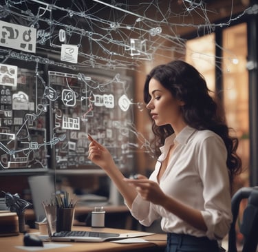 photo of white staircase