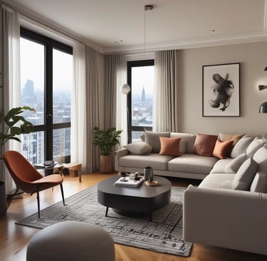 A beautifully styled rental property ready for guests.